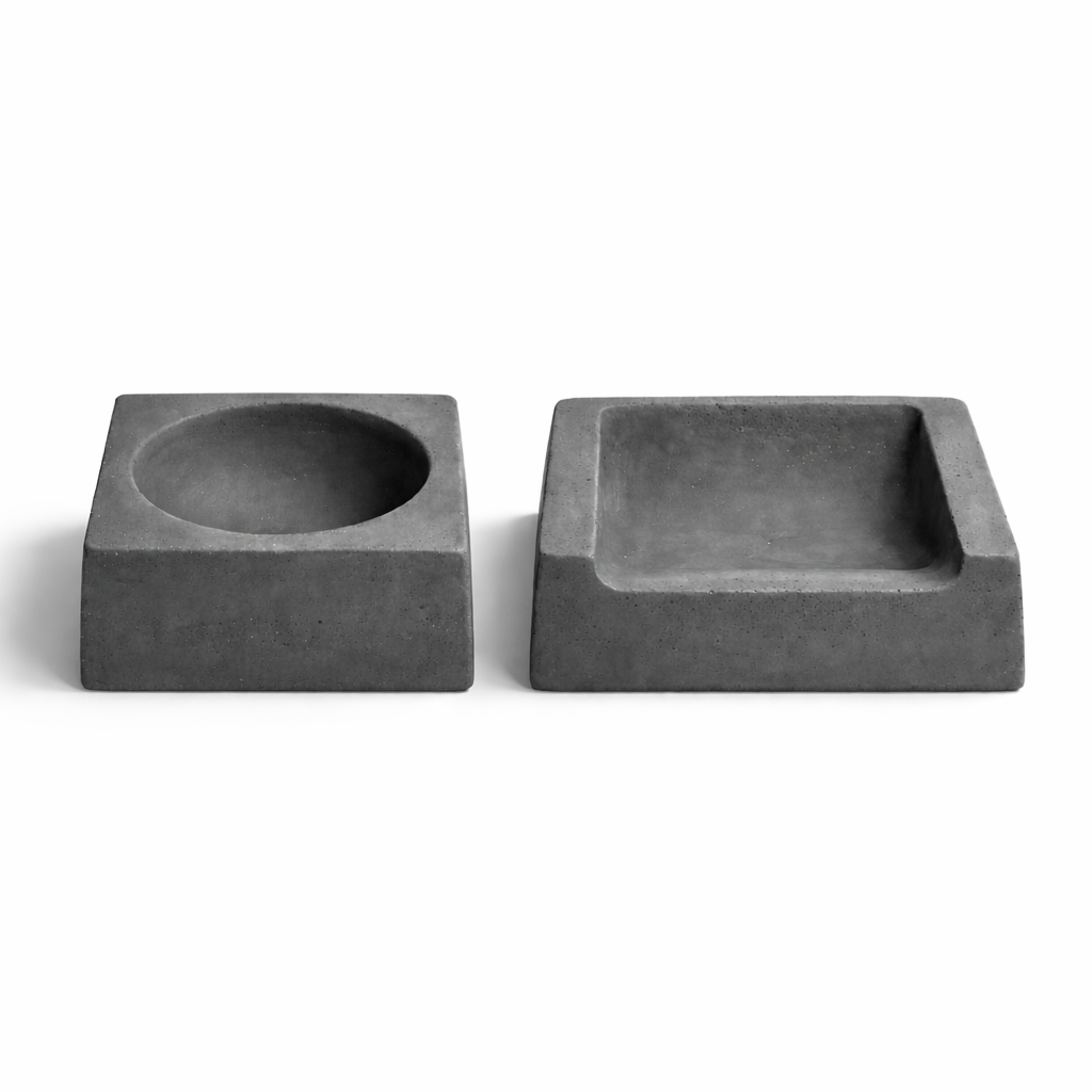 Inu - plato de hormigón Carbón