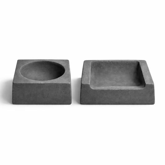Inu - plato de hormigón Carbón